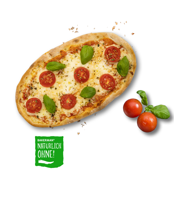 Holzofenpizza Tomate-Mozzarella 
