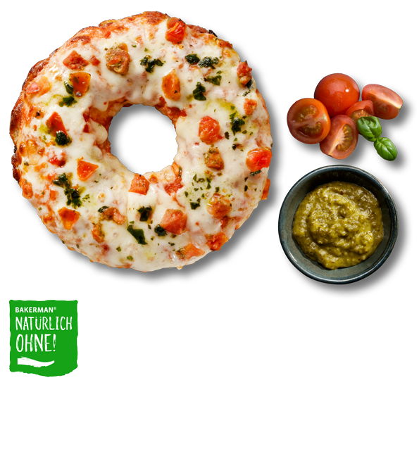 Pizza-Donut Tomate-Pesto Genovese 130g